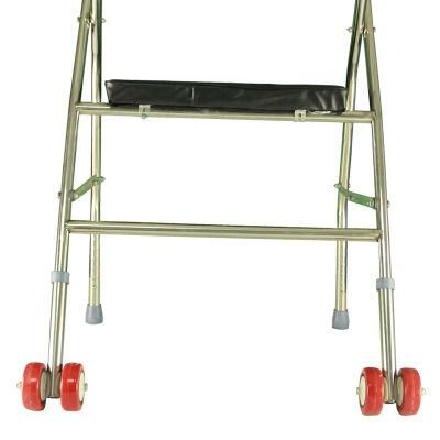 Wholesale Folding Wheel Chair Sitting Walker Stainless Steel Medical Walker Medical Furniture Selling in Vietnam