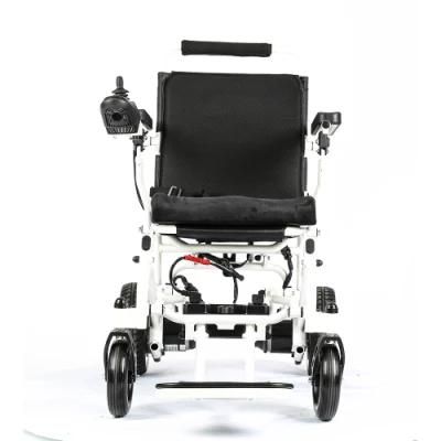 2022 Distributor Lightweight Portable Folding Electric Wheelchair for Disabled