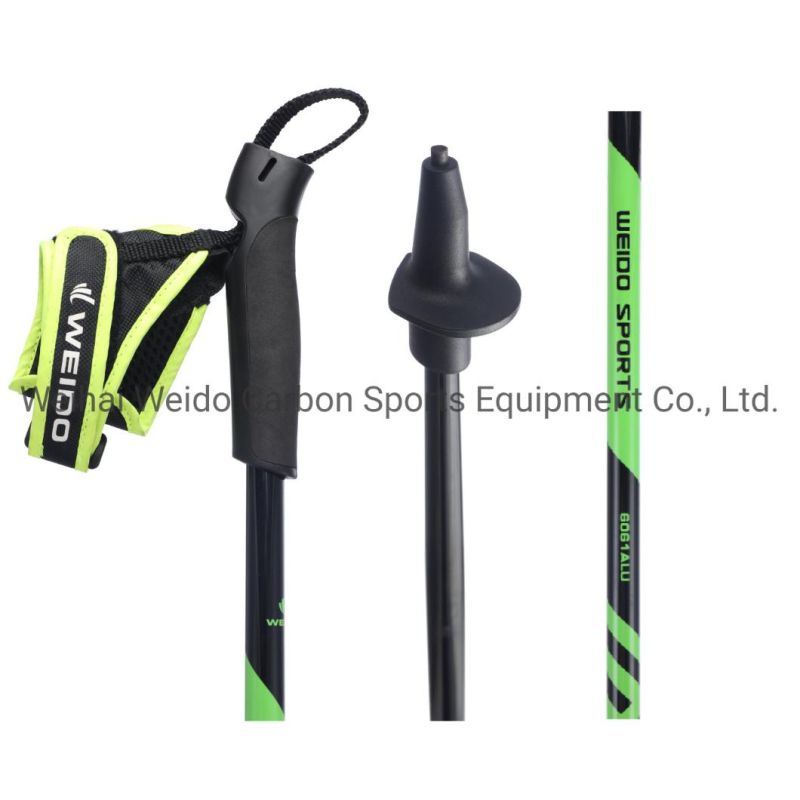 OEM Factory Customized Hiking Stick 6061 Aluminum Nordic Walking Pole