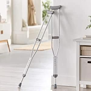 High Quality Disabled Axillary Wood Crutch Wheelchair Elbow Crutches