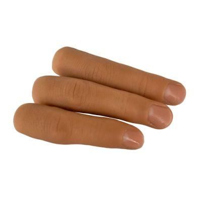 Custom Silicone Prosthetic Finger for Amputee