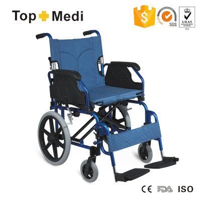 Fashion Design Outdoor Lightweight Foldable Aluminum Wheelchair for Disable People