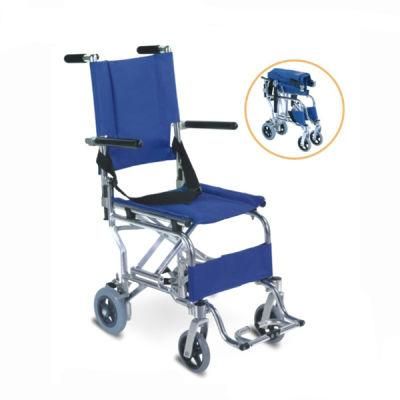 Physical Economy Standard Aluminum Lightweight Folding Transit Travel Wheelchair