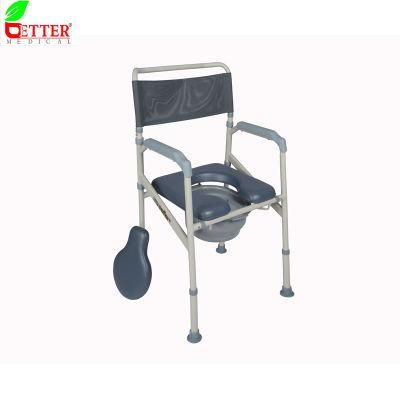 Steel Commode Chair Toilet Chair Potty Chair with Bucket