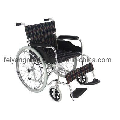 Medical Products Aluminum Folding Manual Wheelchair for Elderly People