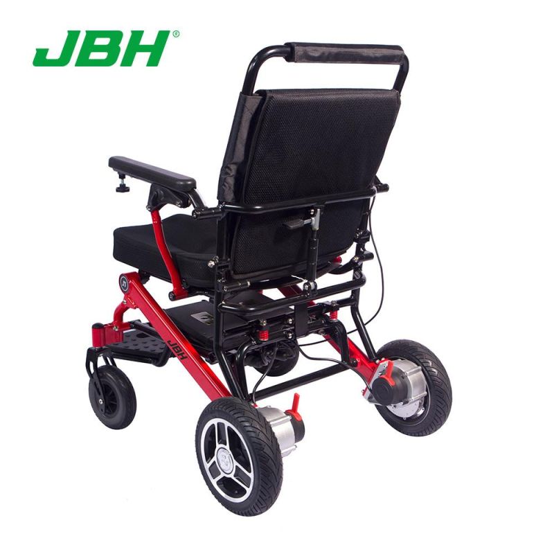 Jbh D15A Sturdy Electric Folding Wheelchair Electric Power Wheelchair with Lithium Battery
