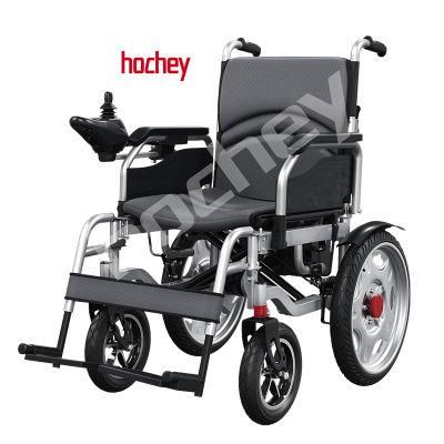 Hochey Medical Heavy Duty Aluminum Alloy Mobility Wheel Chair Battery Electric Sport Reclining Wheelchair for Adults