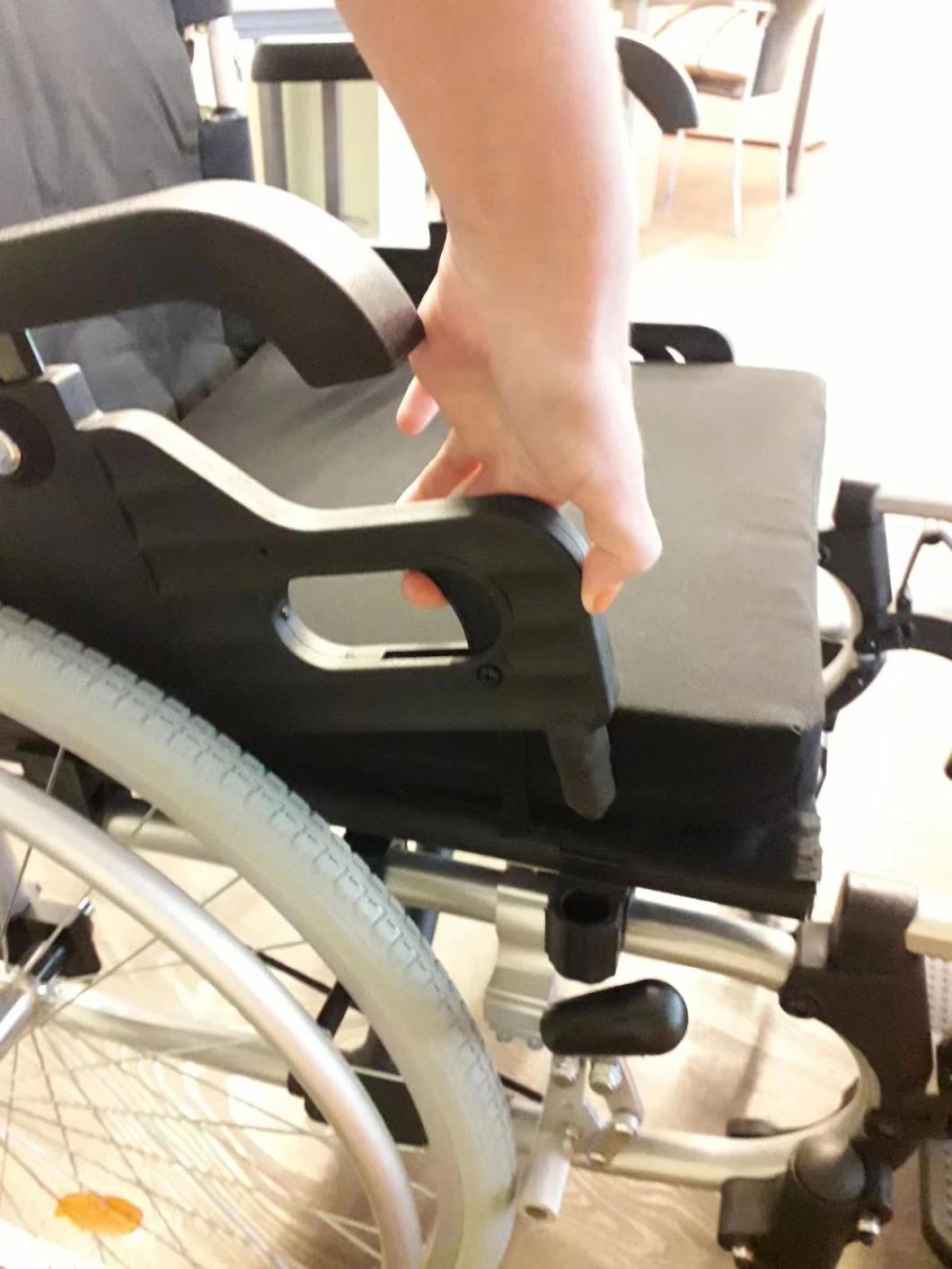 Handicapped Equipment Outdoor Folding Aluminum Manual Wheelchair