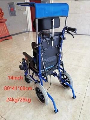 High Quality Lightweight Manual Folding Baby Wheel Chair Cerebral Palsy Wheelchair