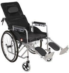 Reclining Wheelchair with Commode