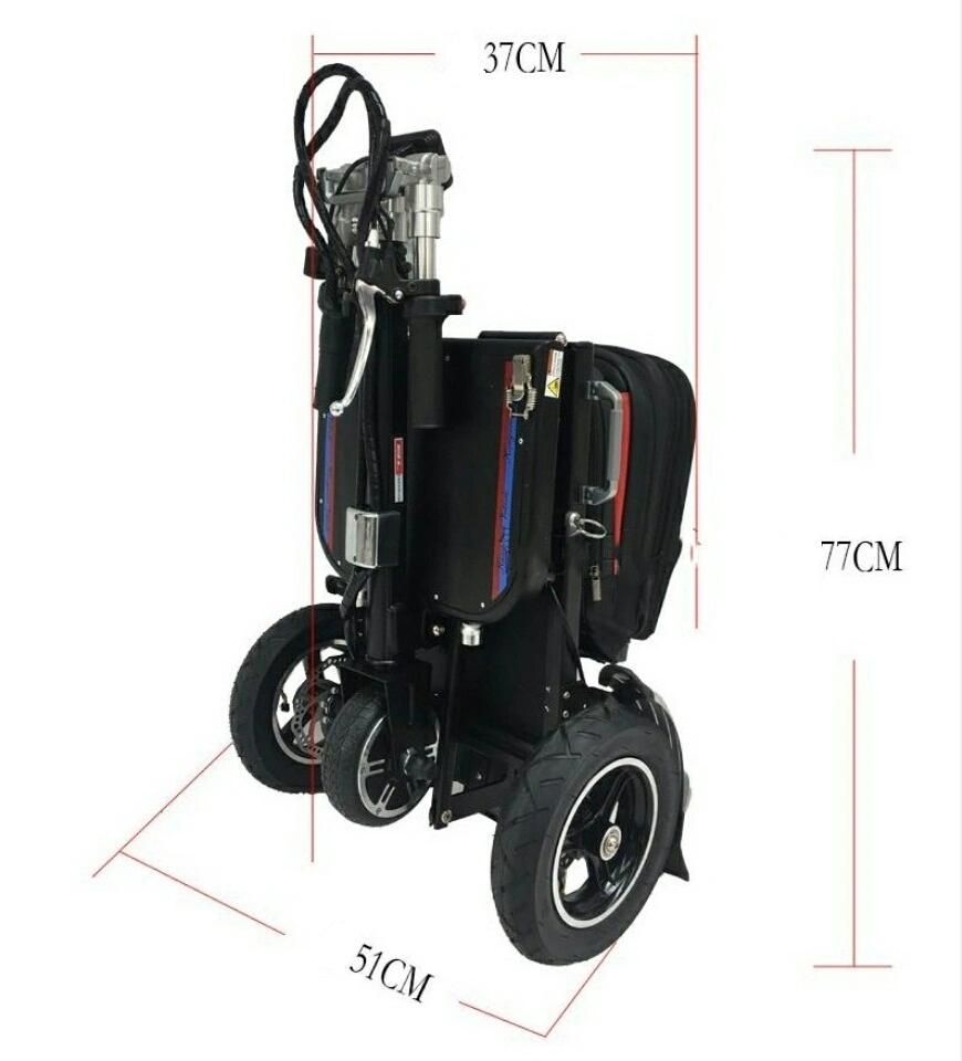 Three Wheeler and Four Wheeler Mobility Scooter Which Can Easy Fold and Carry in The Car