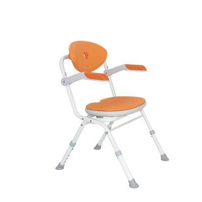 Folding Aluminum Elderly Bath Shower Chair for Bathing Disabled