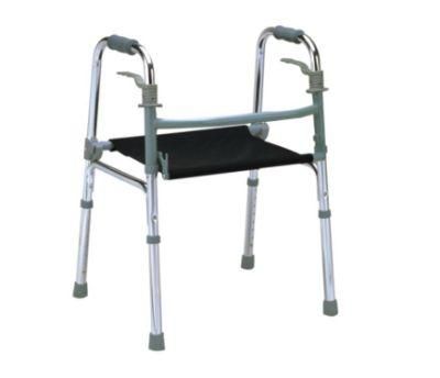 Medical Supplies Walking Aid Aluminum Folding Walker for Disabled