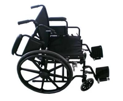 1.0mm Steel Tube Frame Newest Handicapped Wheelchair with CE Certificate