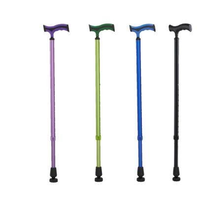 Colorful Fashion Lightweight Adjustable Height Walking Stick Non-Slip Easy Carry Cane Weight 100kgs Hot Selling in Asia Market