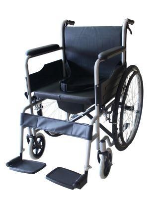 Standard Steel Manual Aluminium Wheel Chair for The Disabled