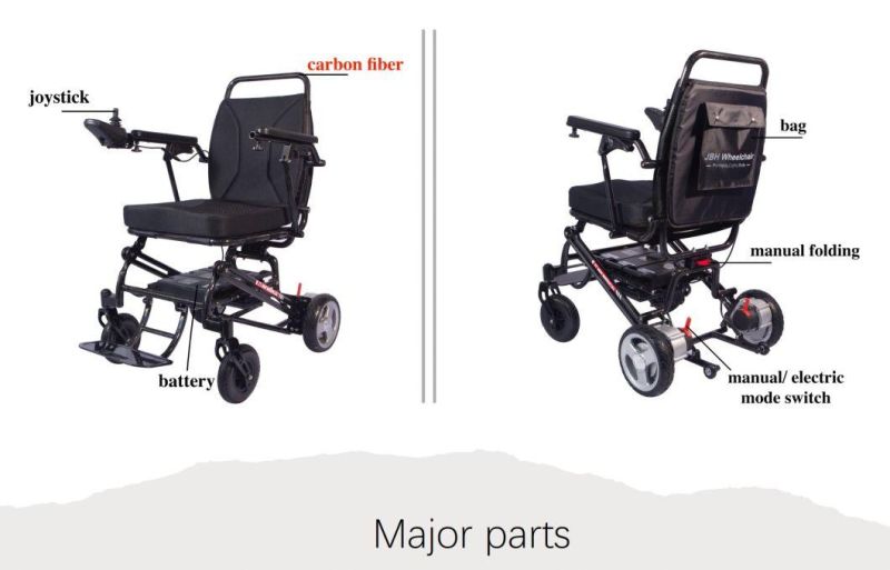 Jbh Carbon Fiber Handicapped Older Use Carbon Fiber Electric Wheelchair