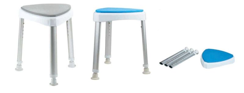 Commode Chair Swivel Triangle Shower Stool