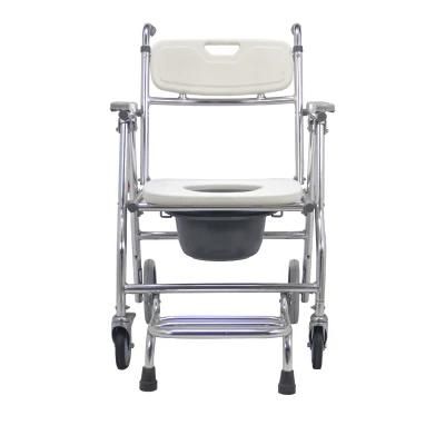 Mn-Dby004 Folding Aluminum Commode Transfer Lift Chair Shower Commode Chair for Hospital
