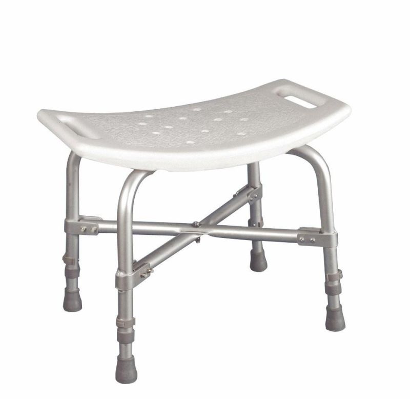 Height Adjustable Bariatric Heavy Duty Aluminum Anodized Shower Stool