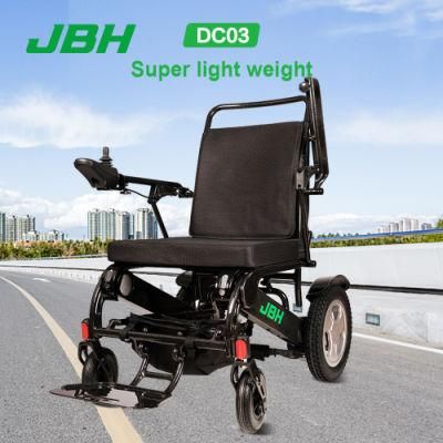 Rehabilitation Therapy Supplies Motorized Foldable Electric DC03 Carbon Fiber Wheelchair for Adults