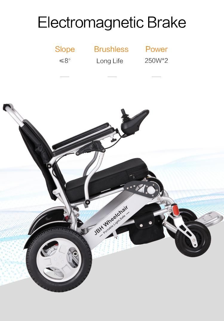 12" Lithium Battery Folding Wheel Power Wheelchair for Cerebral Palsy Children