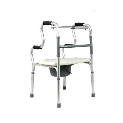 3 in 1 Lightweight Aluminum Foldable Mobility Walker for Disabled