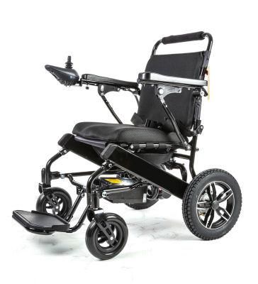 Hot Selling Aluminum Alloy Lightweight Wheelchair Folding Power Electric Wheelchair