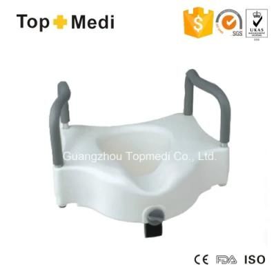 Topmedi Raised Toilet Seat with Armrest