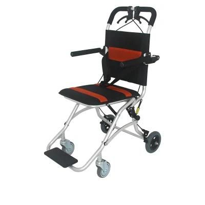 Aluminum Traveling Wheelchair Lightweight Folding Manual Portable Wheel Chair