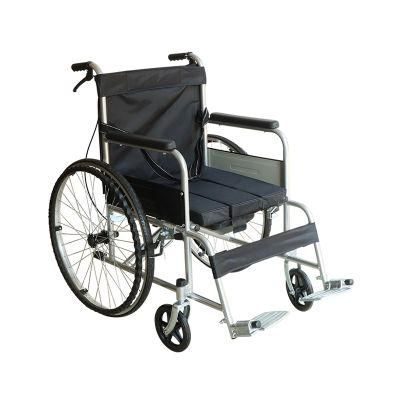 Standard Light Weight Comfortable Elderly Aluminum Manual Wheel Chair for Disability