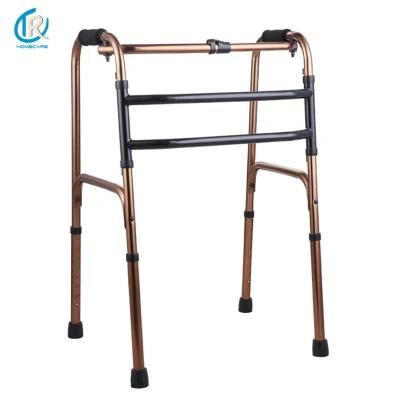 Rollator Walker Adult Single Button Alunminum Walker Frame