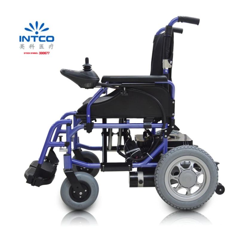 Steel Folable Standard Electric Power Wheelchair with Various Sizes