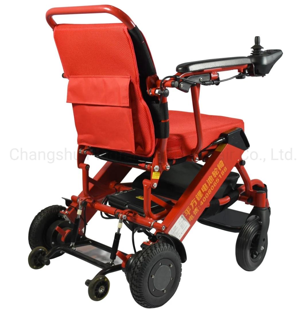 Ce Cerebral Palsy Children Standing Active Racing Stroller Aluminum Alloy Portable Folding Fold Electric Wheelchair Wheel Chair with Lithium Ion Battery