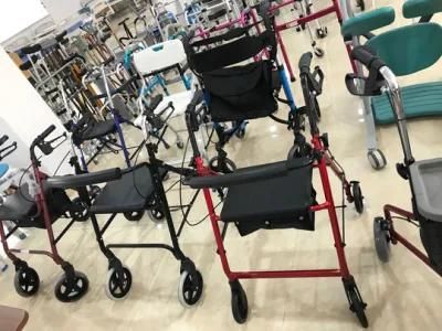 Top Sellers 2022 Medical Equipment Foldable Aluminum Walker Rollator