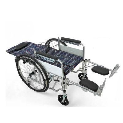 Medical Rehabilitation Equipment Light Manual Wheelchair Portable Folding Hand Pushed Wheelchair