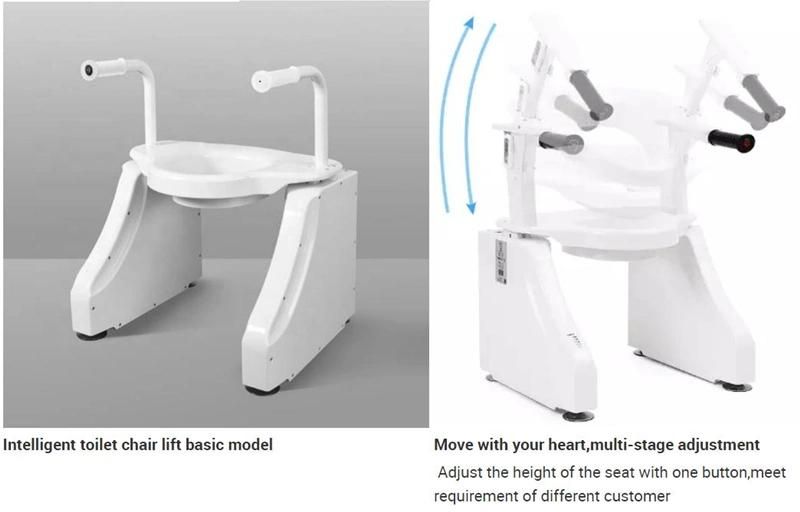 Automatic Elderly Product Physical Equipment Commode Toilet Chair Lift for Disabled