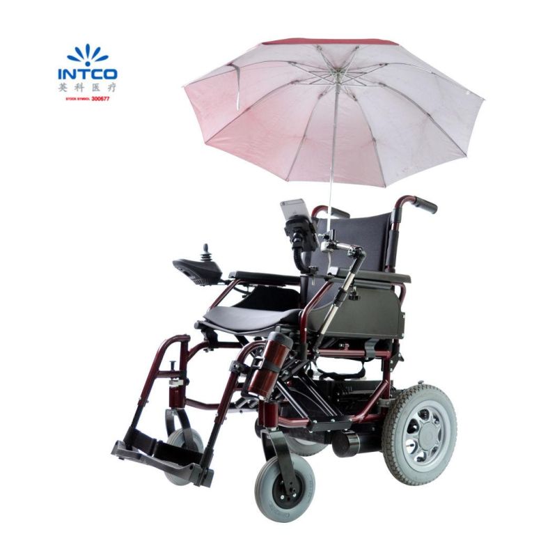 Aluminum Folable Standard Electric Power Wheelchair with Multi-Functions