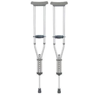 Medical Aluminum Arm Leg Knee Crutches Axillary