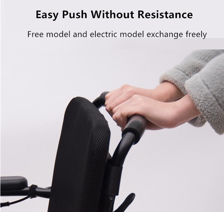 Portable Light Folding Electric Wheelchair Power