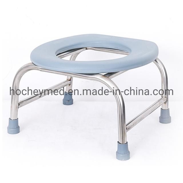 Hochey Medical Economic Commode Chair Steel Toilet Chair Shower Chair
