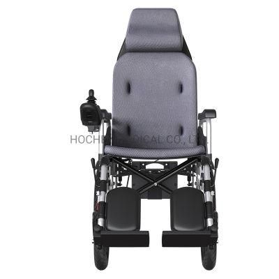 Hochey Medical Electronic Wheelchair Folding Handicapped Electric Wheelchair