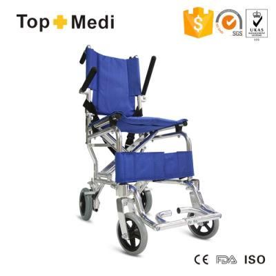 Topmedi 2022 Aluminum Foldable Lightweight Airplane Wheelchair