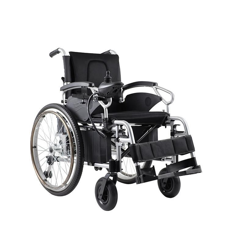 2021 Topmedi Folding Electric Wheelchair for The Elderly Disabled Wheelchair with CE