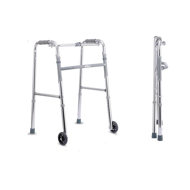 High Quality Medical Aluminum Adult Walker for Disabled Walking Rollator