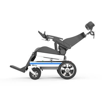 Folding Recline Back Electric Wheelchair with Lithium Battery
