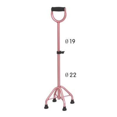 Aluminum Quad Cane Four Legs Walking Stick Cane for Elderly