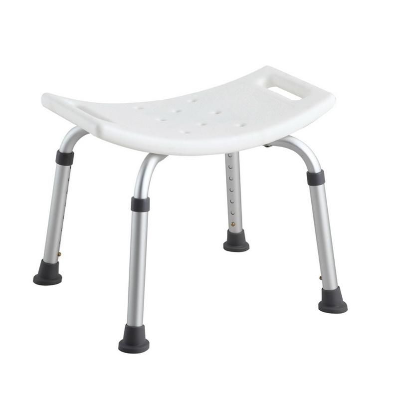 Bathroom Easy Clean Steel Shower Safety Antiskid Bath Seat Lightweight Rehabilitation Bathtub Chair for Elderly People Pregnant Woman in Toilet