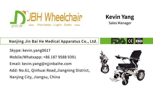 Lightweight Folding Electric Power Wheelchair for Disabled