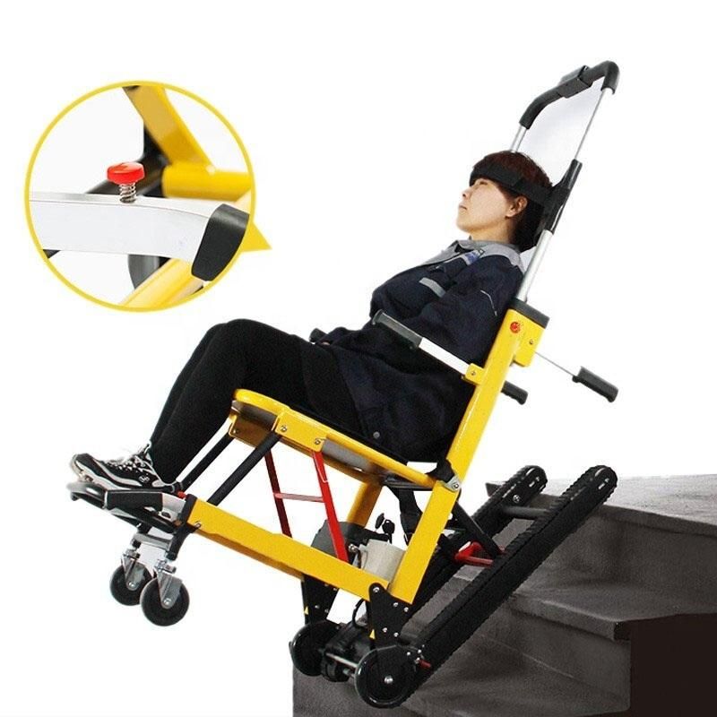 Adjustable Electric Stair Climbing Wheelchair with Battery